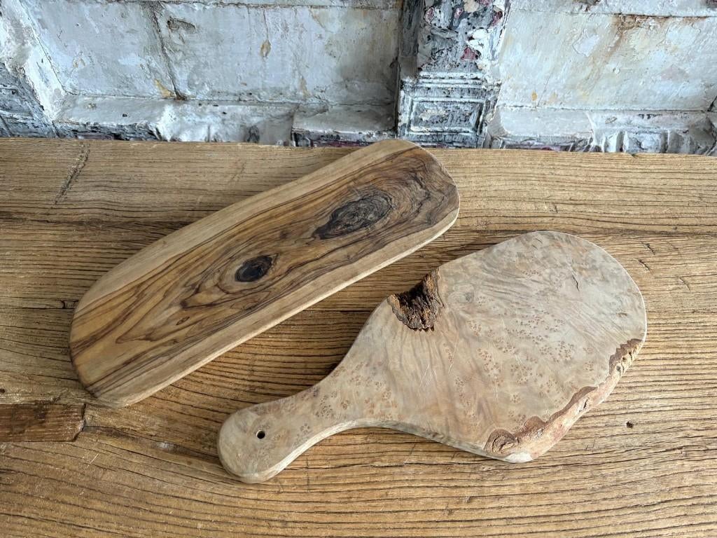 Olijfhouten plank tapasplank serveerplank, Ophalen of Verzenden