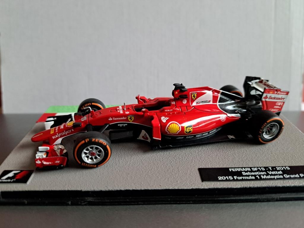 Ferrari SF15-T, 2015,  F1 car collection, 1:43, nieuw, Ophalen of Verzenden, Nieuw, Auto, Overige merken
