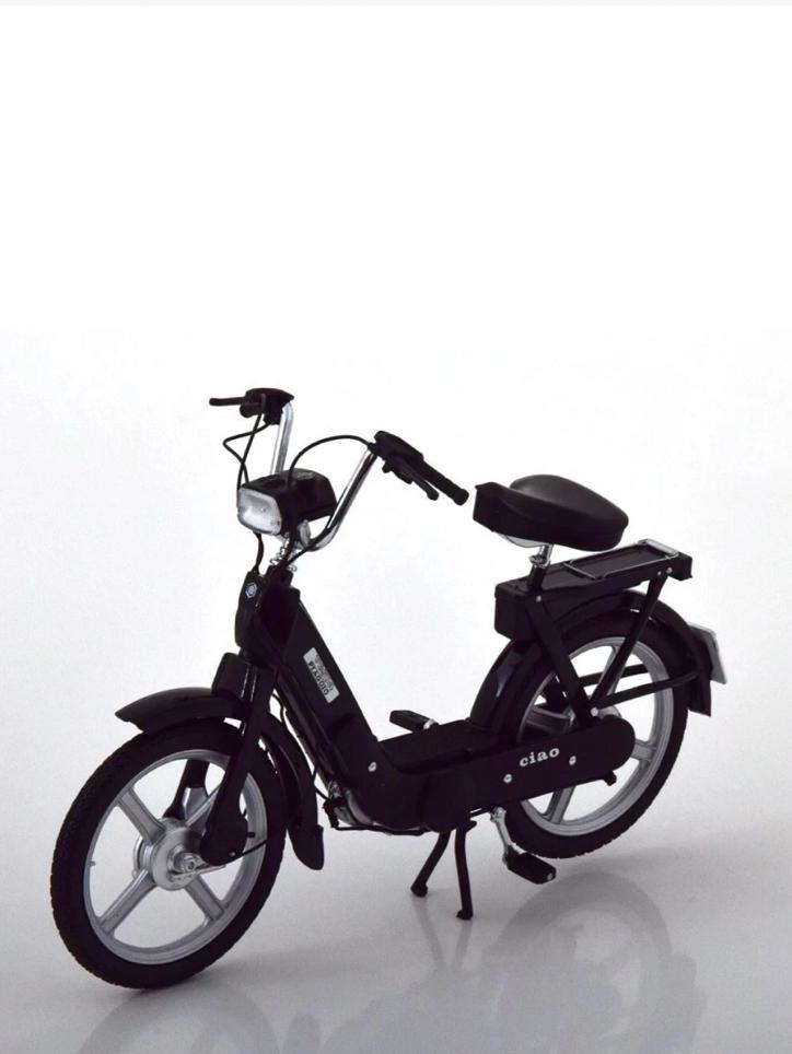 1:10 vespa ciao-in de verpakking-zwarte uitvoering, Ophalen of Verzenden, Nieuw, 1:9 t/m 1:12, Motor