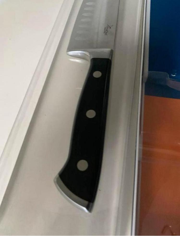 Professioneel KOKSMES ProChef -nieuw - 20cm snijvlak, Ophalen of Verzenden, Zo goed als nieuw