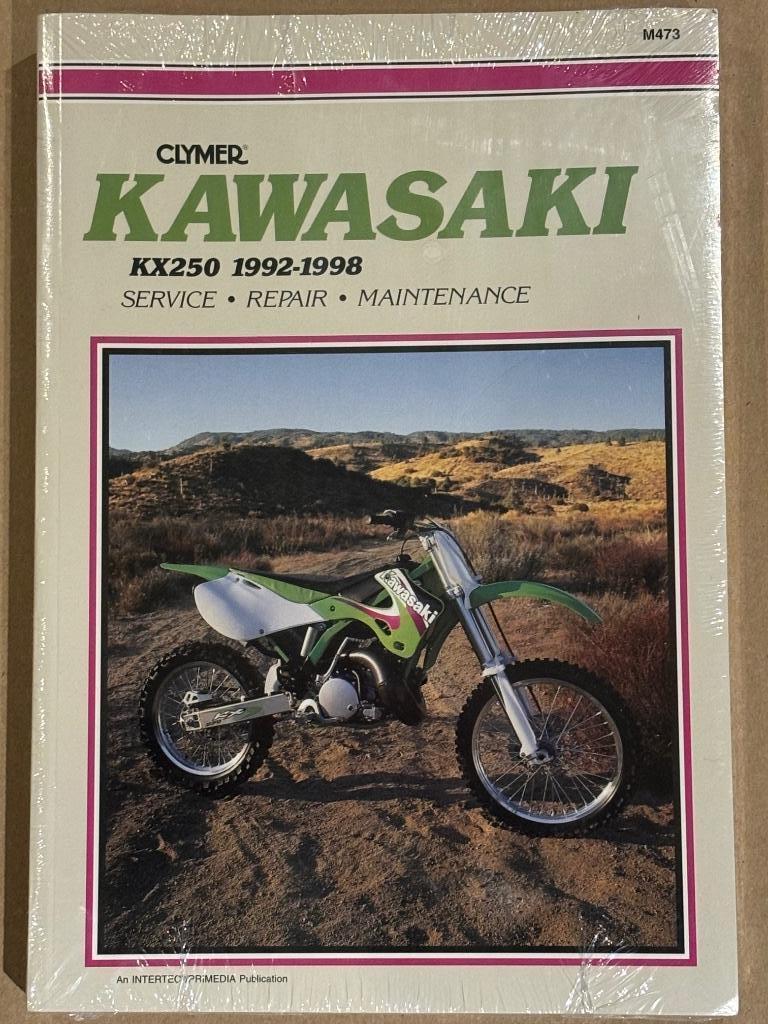 KAWASAKI KX250 1992-1998 Clymer manual werkplaatshandboek, Ophalen of Verzenden, Kawasaki