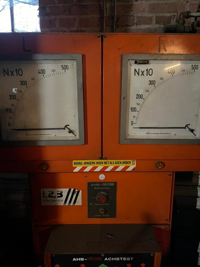 Remmentestbank. Remmenbank remtester, Ophalen, Gebruikt