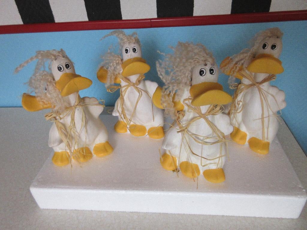 Decoratie eenden, Verzamelen, Beelden en Beeldjes, Ophalen of Verzenden, Zo goed als nieuw, Dier
