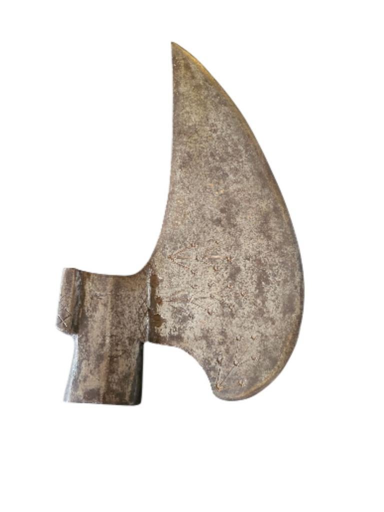 Grote 17e/18e eeuwse 34cm-20cm gemerkte strijd-werk bijl, Ophalen of Verzenden, Landmacht, Duitsland