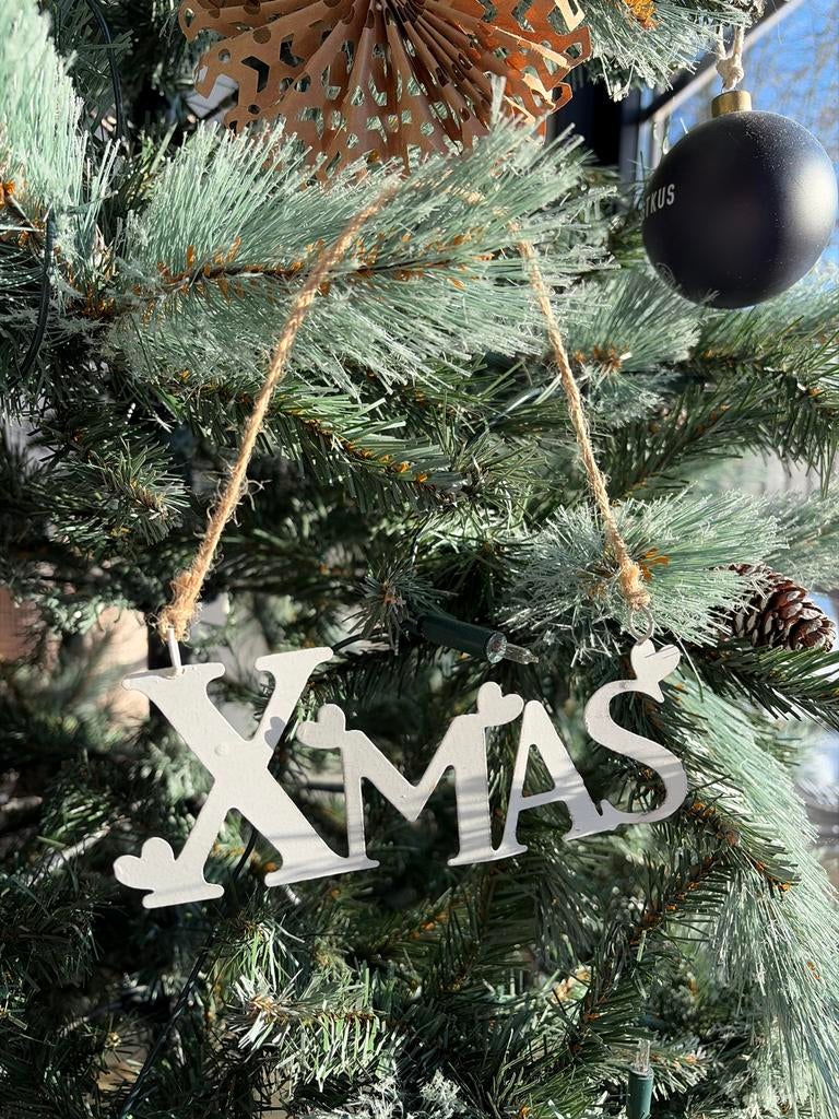 Twee witte kersthangers, Diversen, Ophalen of Verzenden, Zo goed als nieuw