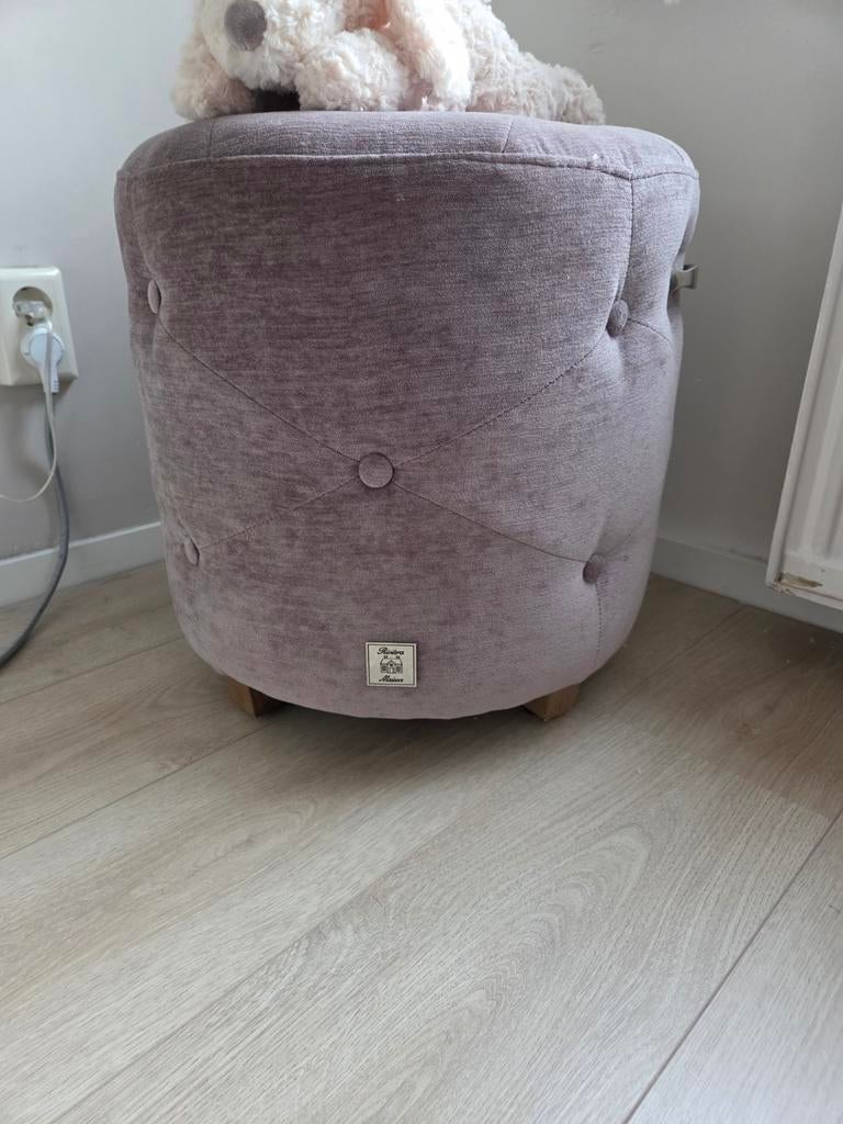 Riviera Maison poef -, Ophalen, Minder dan 50 cm, Rond, Minder dan 50 cm