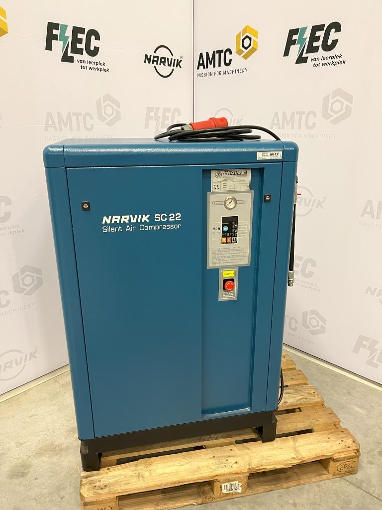 Zuigercompressor Narvik SC 22, Ophalen, 6 tot 10 bar, Nieuw, Geluidgedempt