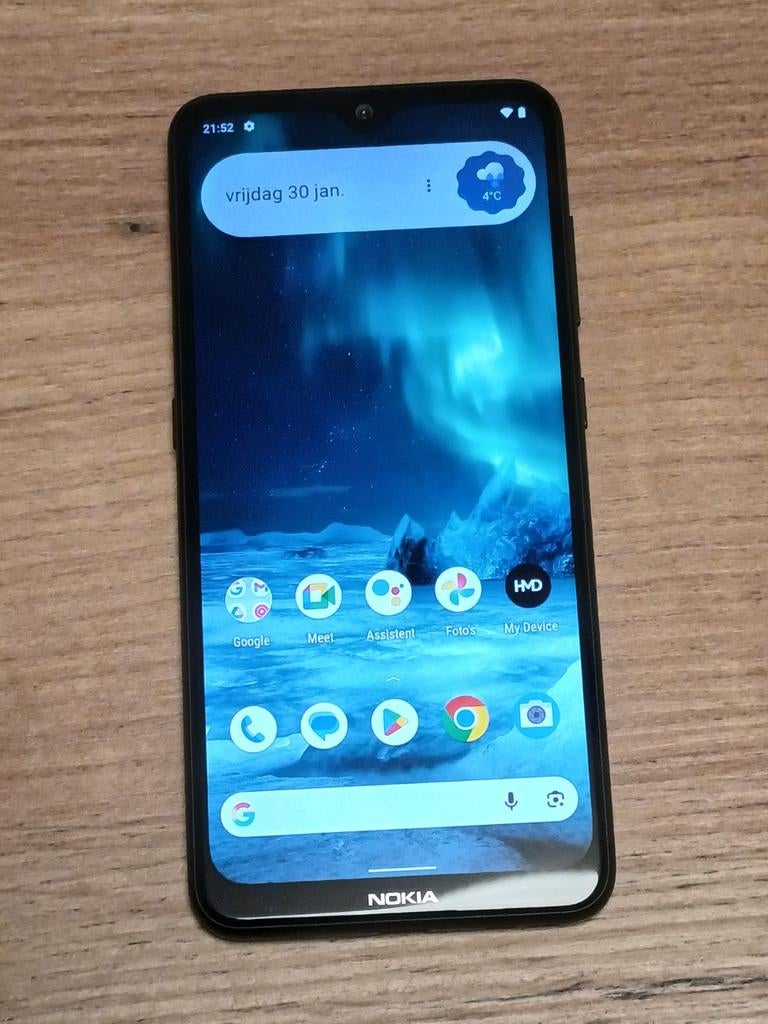 Nokia 7.2 128GB werkt prima in inclusief hoesje, Telecommunicatie, Mobiele telefoons | Nokia, Ophalen of Verzenden, Zwart