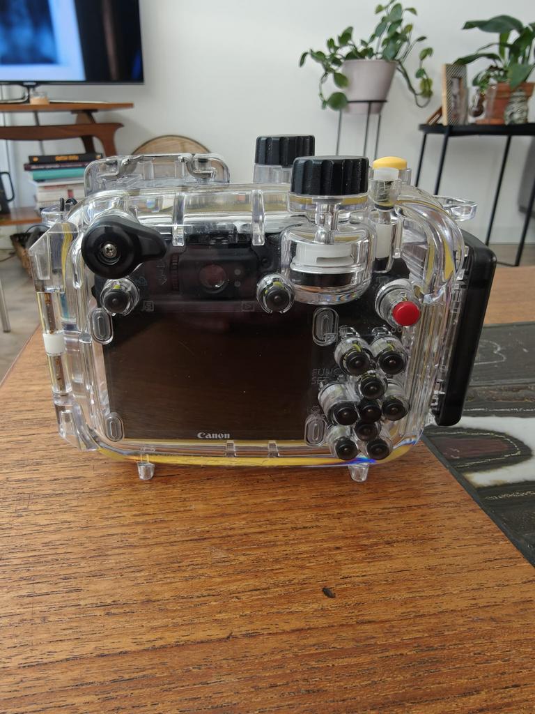 Canon WP-DC48 Onderwaterhuis, Ophalen, Zo goed als nieuw, 10 t/m 40 meter, Accessoires