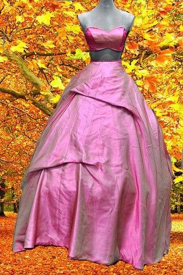 Zo goed als nieuwe purper galajurk, Kleding | Dames, Maat 38/40 (M), Galajurk, Paars, Ophalen of Verzenden