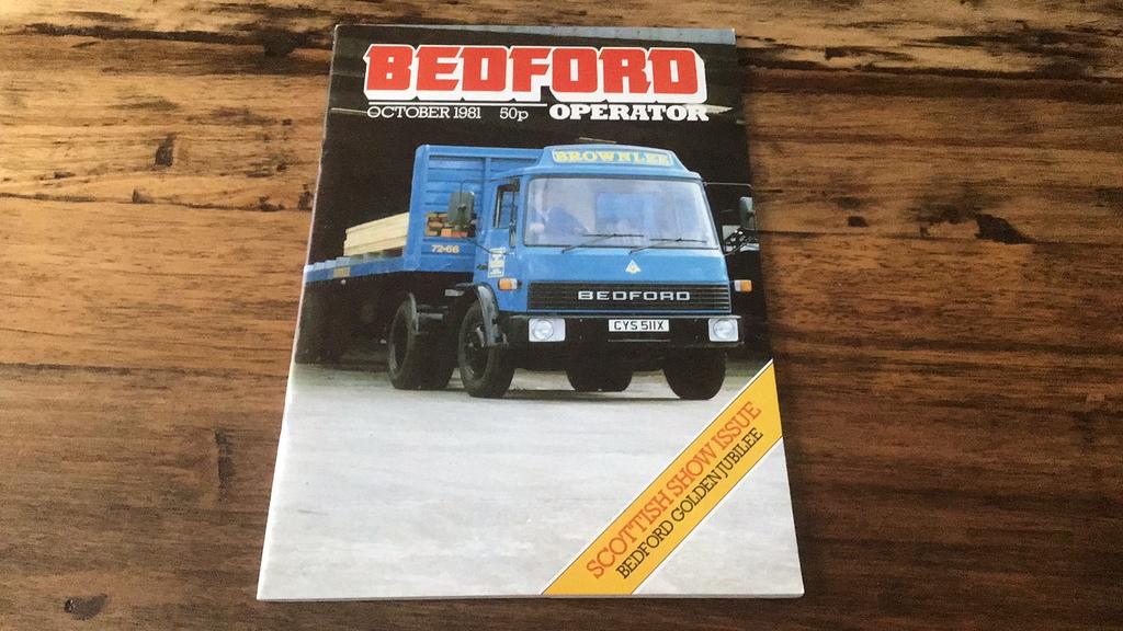 Bedford Operator october 1981, Ophalen of Verzenden, Nieuw, Overige merken