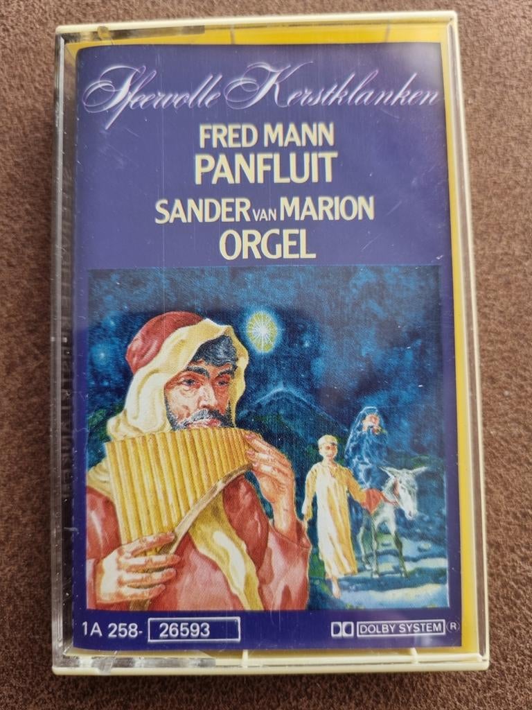 Fred Mann Panfluit & Sander van Marion Orgel Cassette, Cd's en Dvd's, Cassettebandjes, Klassiek, 1 bandje, Ophalen of Verzenden