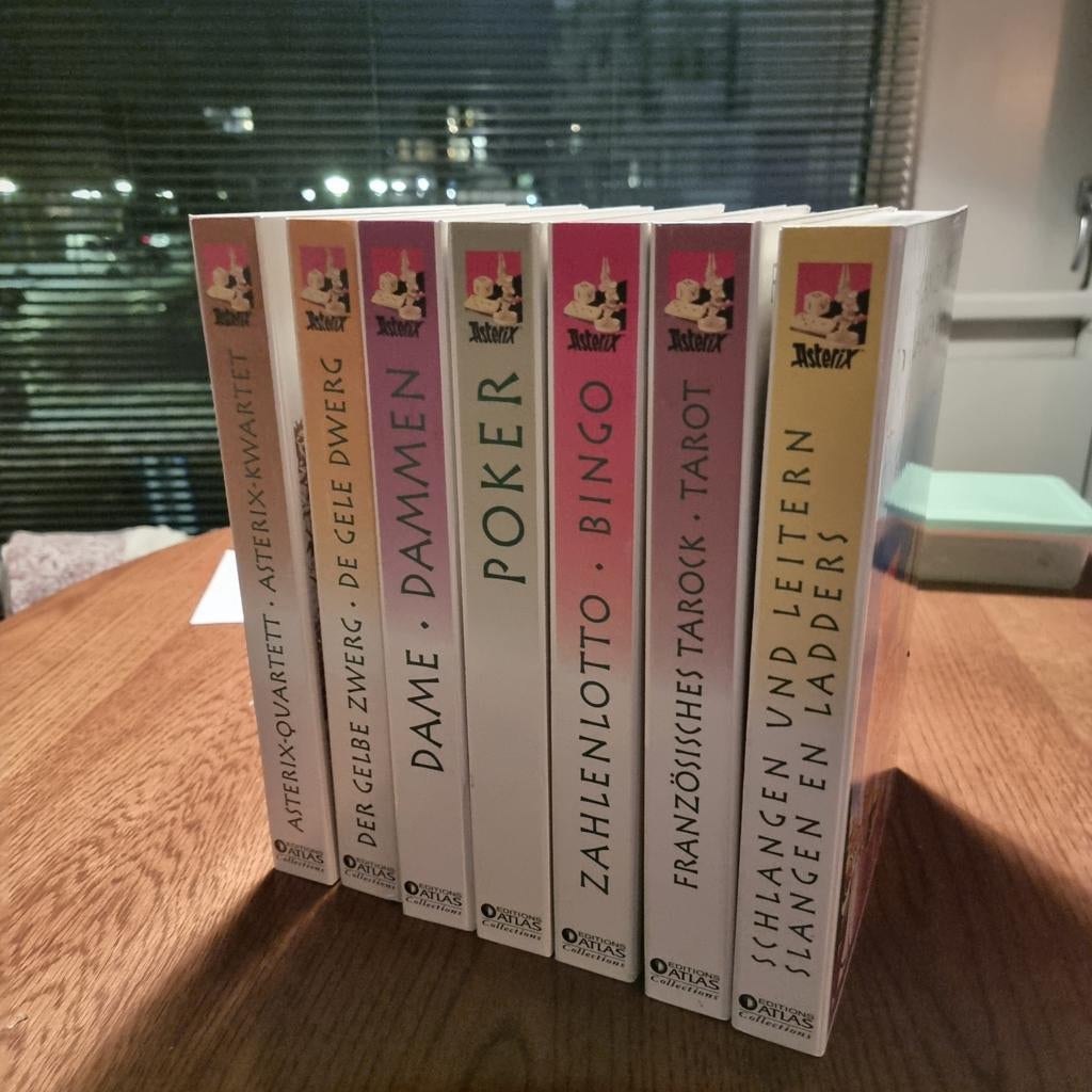 Asterix en Obelix Bordspellen Collectie - 7 stuks, Gebruikt, Ophalen of Verzenden, Vijf spelers of meer, Reisspel