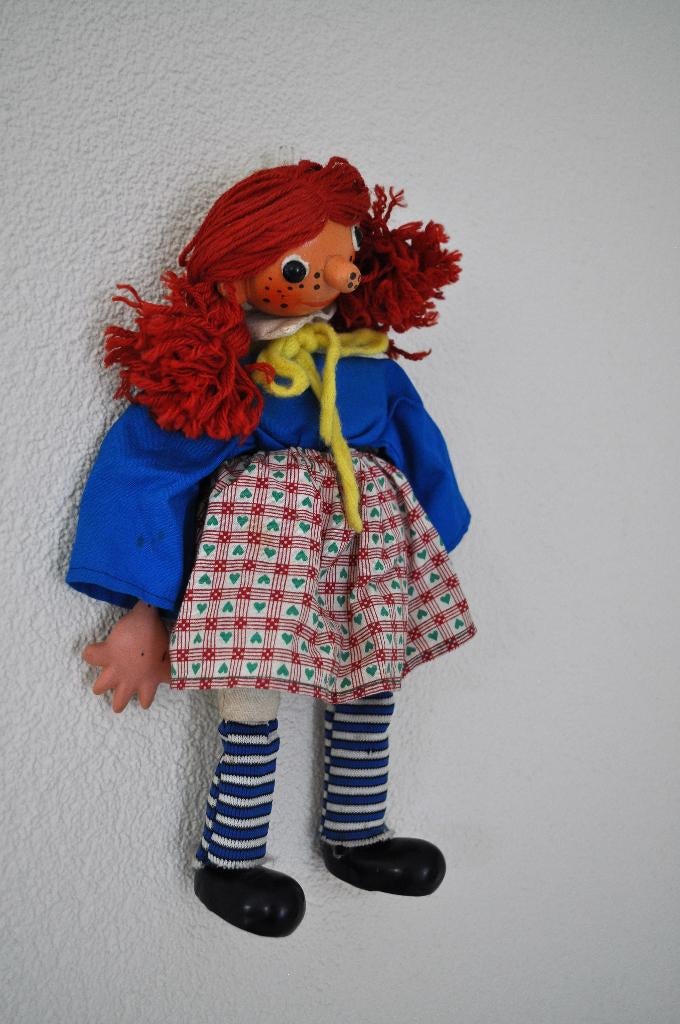 Pippi Langkous Pop 28 cm, Ophalen of Verzenden, Gebruikt, Pop