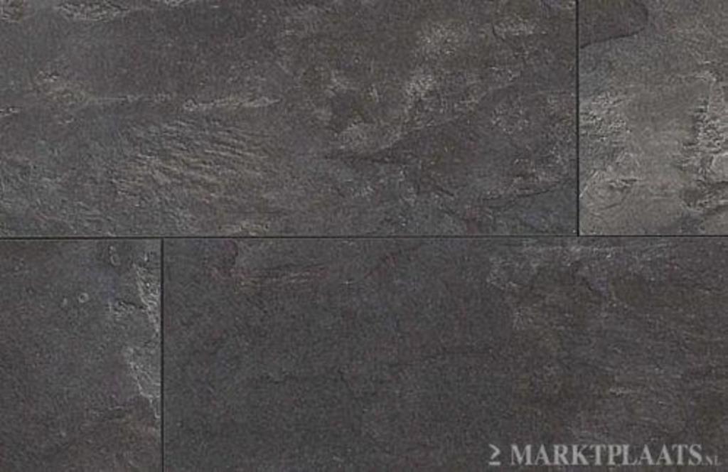 Visio Grande Oiled Slate ( antraciet) tegel laminaat, Ophalen of Verzenden