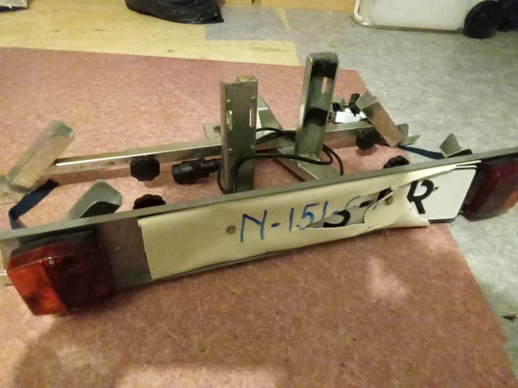 Fietsenrek voor 2 fietsen, Auto diversen, Fietsendragers, Ophalen of Verzenden, Gebruikt, Trekhaakdrager