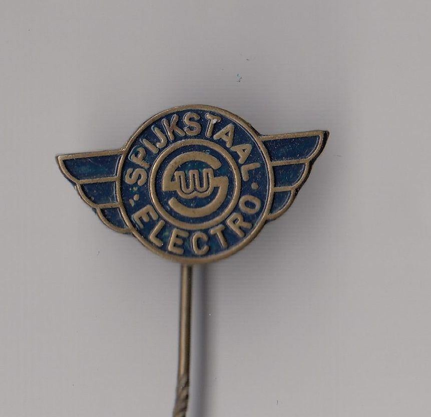 Spijkstaal Wagenbouw Electrische Auto speldje, Gebruikt, Niet vindbaar, Niet vindbaar, Speldje of Pin