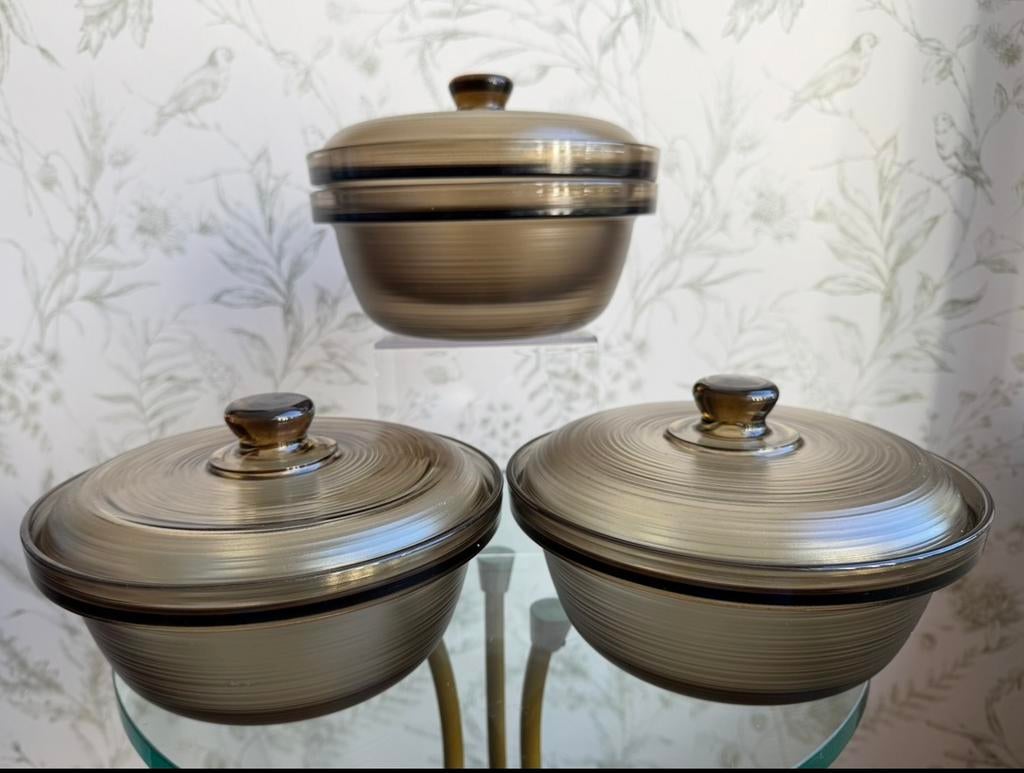 Arcopal France dekschaal / cocotte vintage, Ophalen of Verzenden, Huis en Inrichting