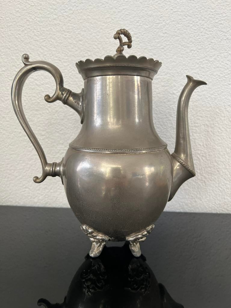 Tinnen koffiekan - Daalderop & Zoon, Ophalen of Verzenden