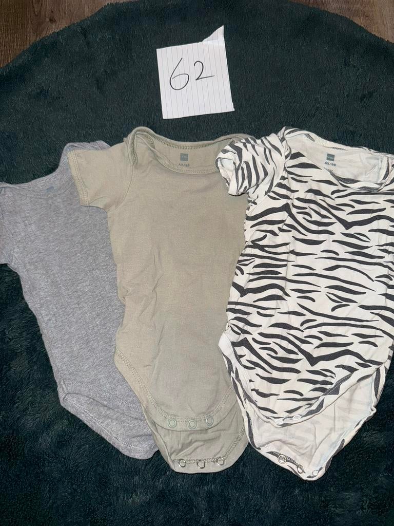 3x hema romper, Ophalen of Verzenden, Zo goed als nieuw, Jongetje of Meisje, Nacht- of Onderkleding