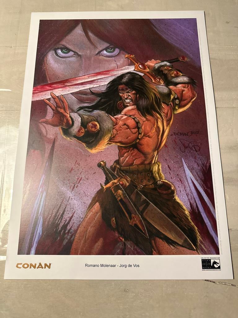 Conan the Barbarian Print - Molenaar & de Vos, Boeken, Eén comic, Ophalen of Verzenden, Zo goed als nieuw, Europa