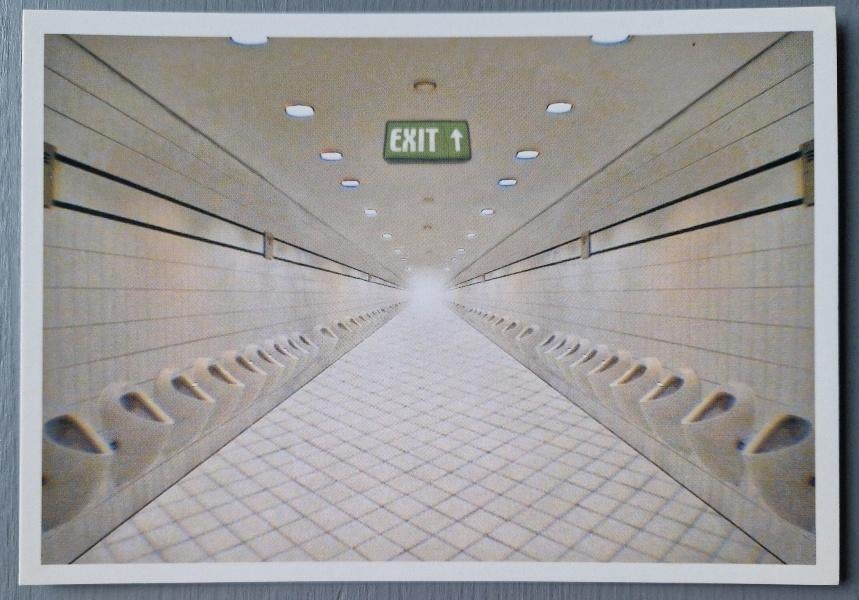 Stephan Bleeker urinoir Boomerang Ansichtkaart, Verzamelen, Verzenden, 1980 tot heden, Ongelopen, Overige thema's