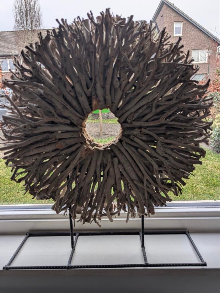 Groot Houten Ornament 60cm Decoratie, Ophalen, Gebruikt