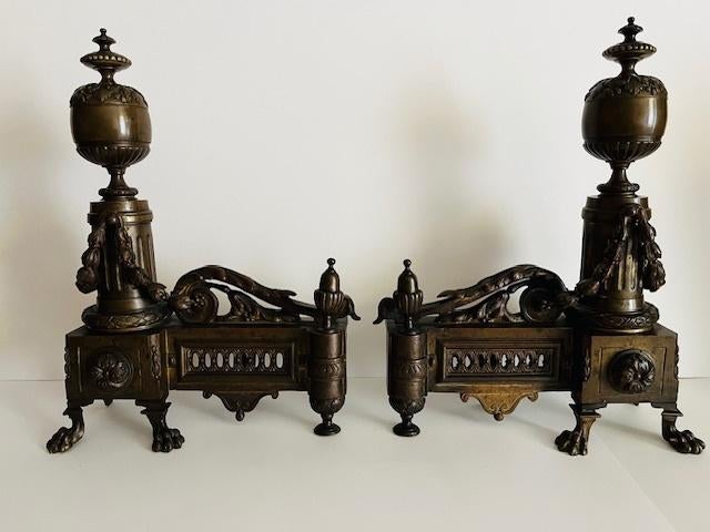 Chenets / Vuurbokken, Antiek en Kunst, Ophalen