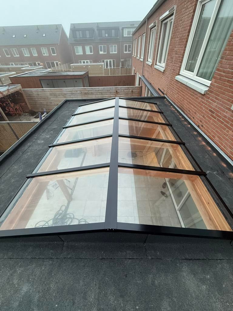 Douglas overkappingen, lichtstraten en glazen schuifwanden, Tuin en Terras, Overkappingen, Verzenden, Nieuw, Veranda