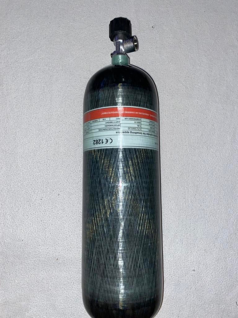 Vulfles PCP Luchtbuks - Carbon - 300 bar 6.8L - Gekeurd!, Ophalen of Verzenden, Nieuw