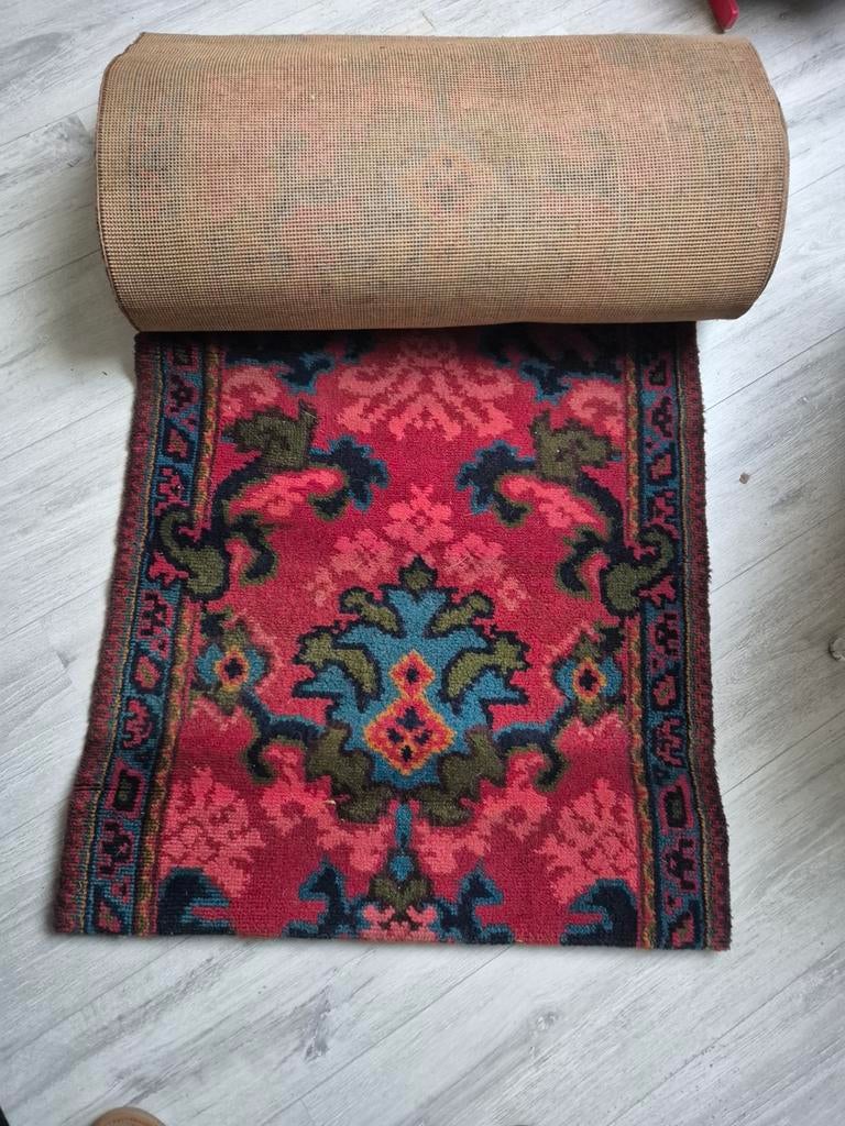 Vintage Traploper - Rood, Huis en Inrichting, Ophalen, Gebruikt, Vintage, 50 tot 100 cm