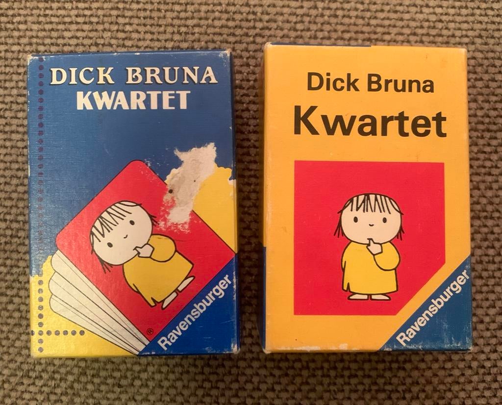 2x Dick Bruna Kwartet - Ravensburger, Verzamelen, Speelkaarten, Jokers en Kwartetten, Ophalen of Verzenden, Gebruikt, Kwartet(ten)