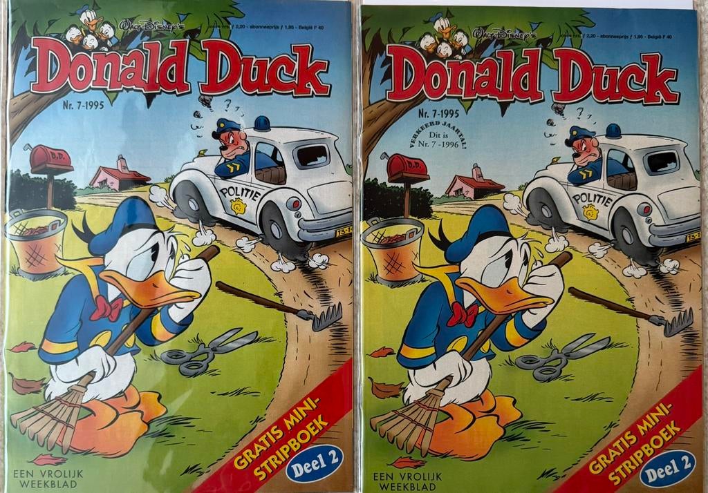 Gezocht: Donald Duck 1995/1996 nummer 7, Boeken, Eén comic, Verzenden, Zo goed als nieuw, Europa