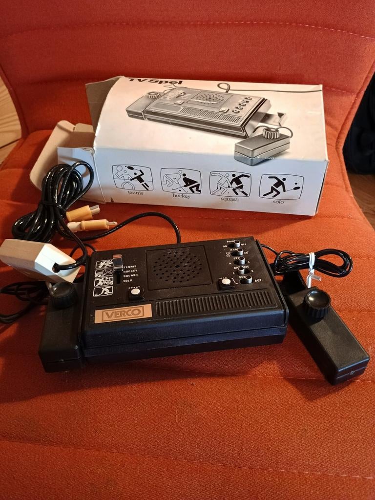 Vintage Verco TV Spelcomputer met originele doos, Spelcomputers en Games, Ophalen of Verzenden, Gebruikt