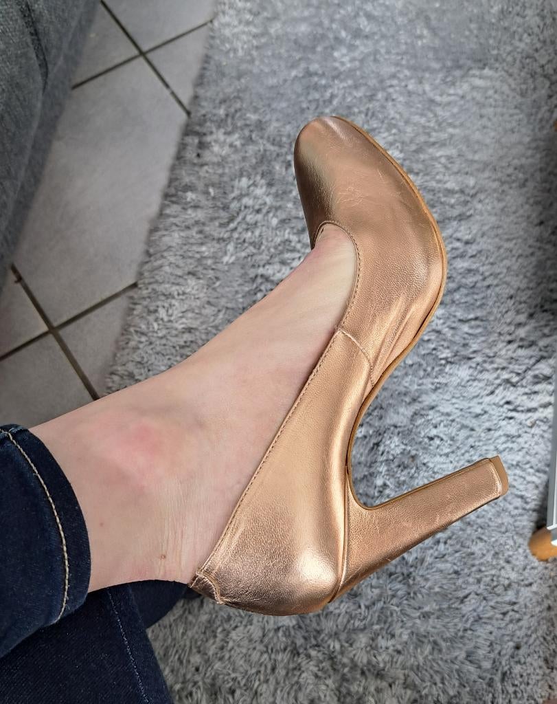 Cinderella by Francesco Morichetti pumps brons mt 39 42195, Kleding | Dames, Schoenen, Pumps, Overige kleuren, ., Ophalen of Verzenden
