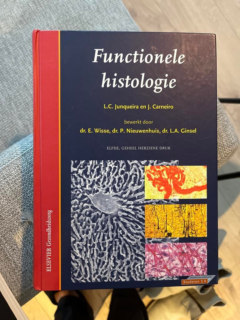 Functionele histologie - Junqueira & Carneiro, Ophalen of Verzenden, Beta, Zo goed als nieuw, WO