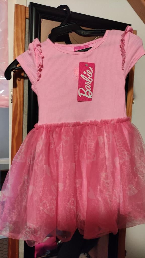 Nieuwe Barbie jurk prinses jurk, Kinderen en Baby's, Carnavalskleding en Verkleedspullen, Ophalen of Verzenden, Nieuw, 122 t/m 128