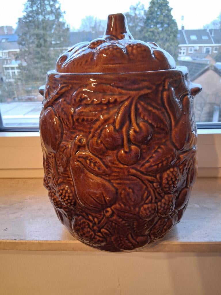 Rum topf Rum pot met deksel West Germany Scheurich, Ophalen of Verzenden