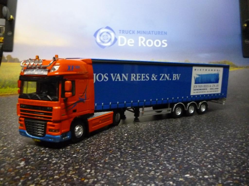WSI DAF XF 105 Jos van Rees, Ophalen of Verzenden, Zo goed als nieuw, Bus of Vrachtwagen, Wsi