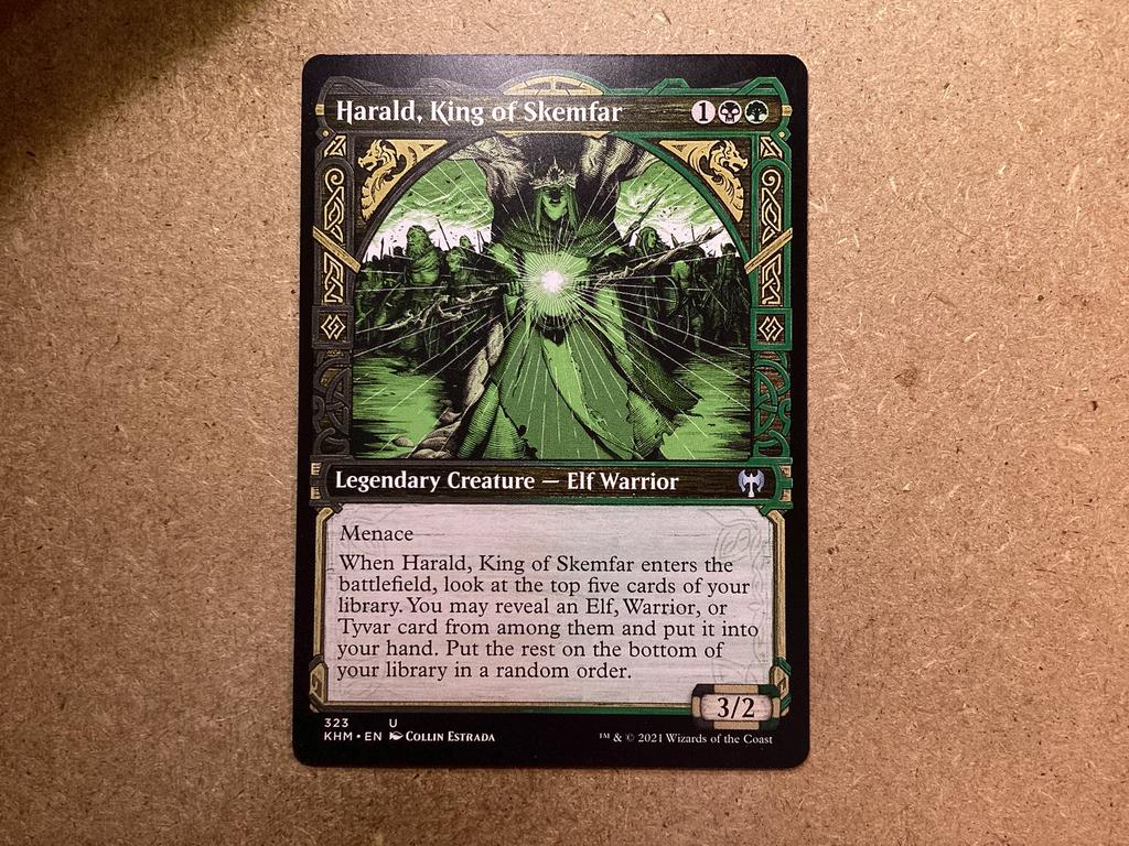 1x Harald, King of Skemfar [323] (Near Mint), Ophalen of Verzenden, Zo goed als nieuw, Losse kaart