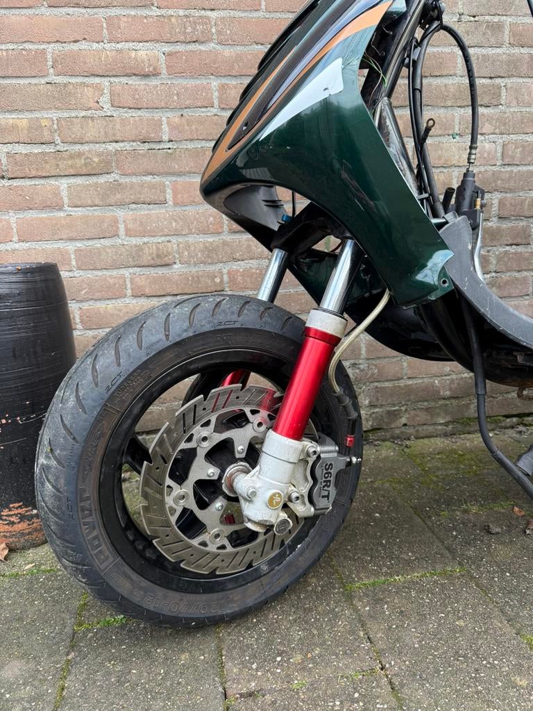 Malossi f32 voorvork zip met stage 6 remsysteem, Ophalen of Verzenden, Zo goed als nieuw