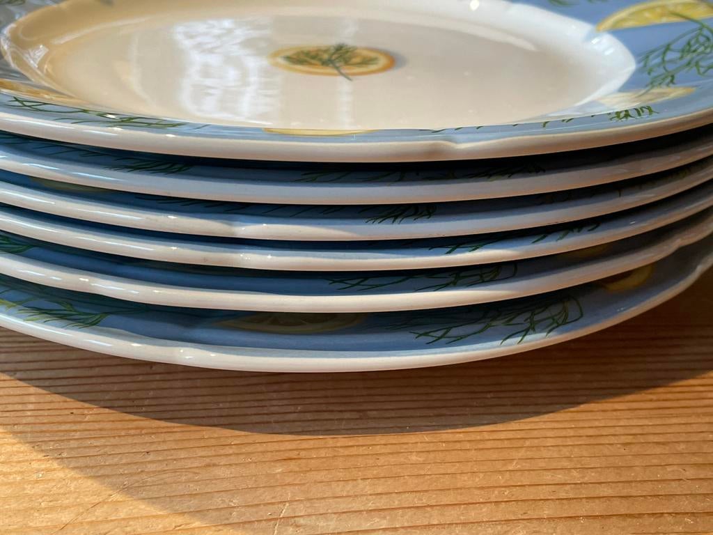 Gien BELLE ÎLE dinerborden, Ophalen of Verzenden, Porselein, Overige stijlen, Bord(en)