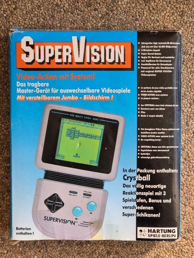 SUPERVISION cib CRYSTBALL, Spelcomputers en Games, Gebruikt, 1 speler, Racen en Vliegen, Ophalen of Verzenden