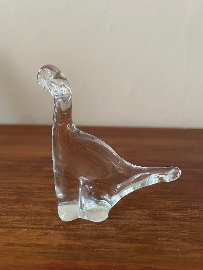 Bijzonder vintage Dino beeldje Murano glas presse-papier, Verzenden, Zo goed als nieuw, Dier
