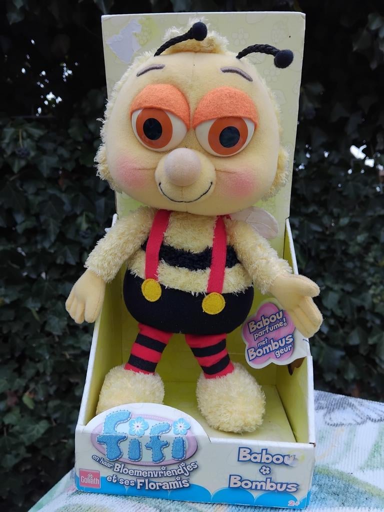 Vintage Fifi en haar Bloemenkindjes knuffel - Babou Bombus, Kinderen en Baby's, Speelgoed | Knuffels en Pluche, Ophalen of Verzenden