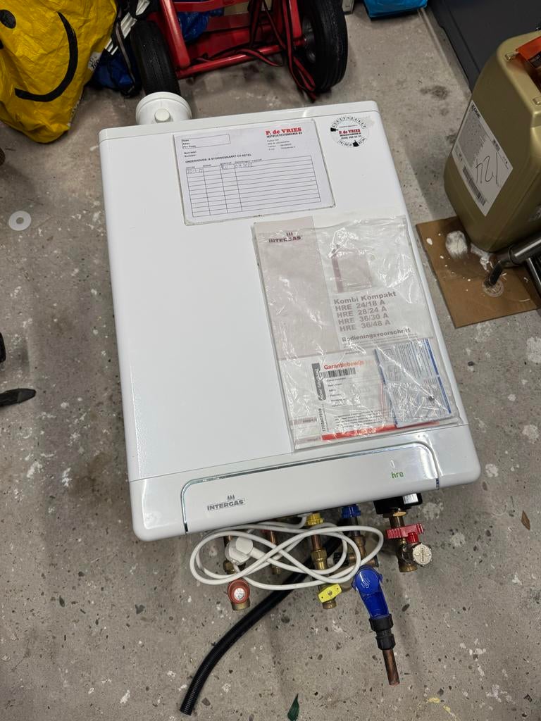 Intergas Kombi Kompakt HRE 24/18 CV-ketel - Gebruikt, Ophalen, Gebruikt, Aardgas, Boiler