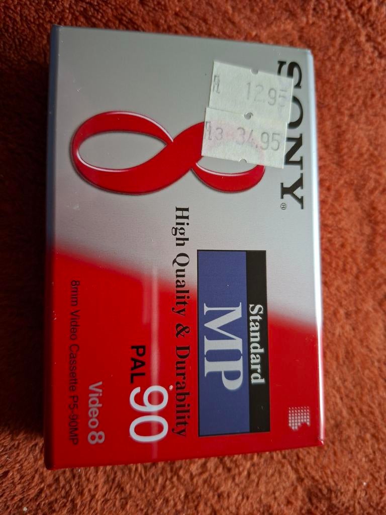 Sony Video 8 P5-90MP - Nieuw in Verpakking, Audio, Tv en Foto, Videocamera's Analoog, Ophalen of Verzenden, 8mm, (Video)band