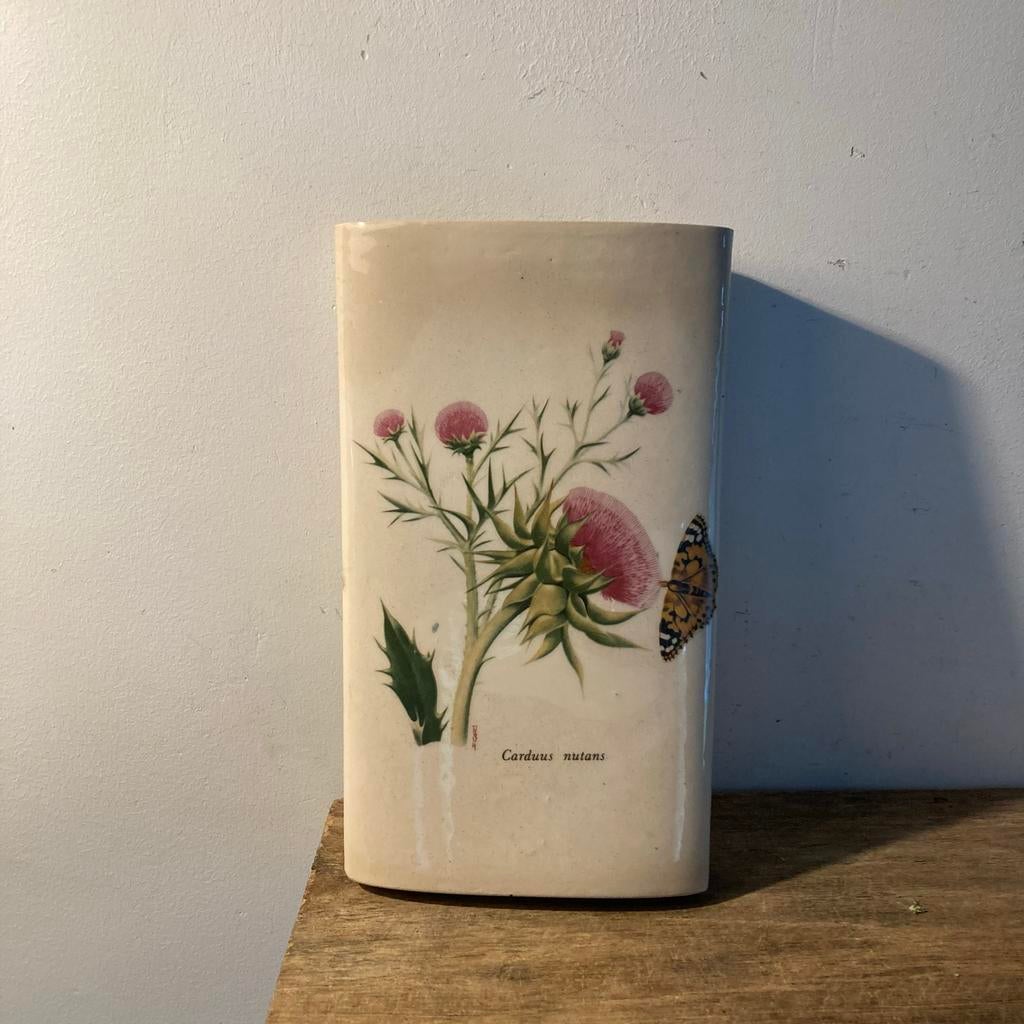 Vintage Verwarmingswaterbakje met Distel, Ophalen of Verzenden