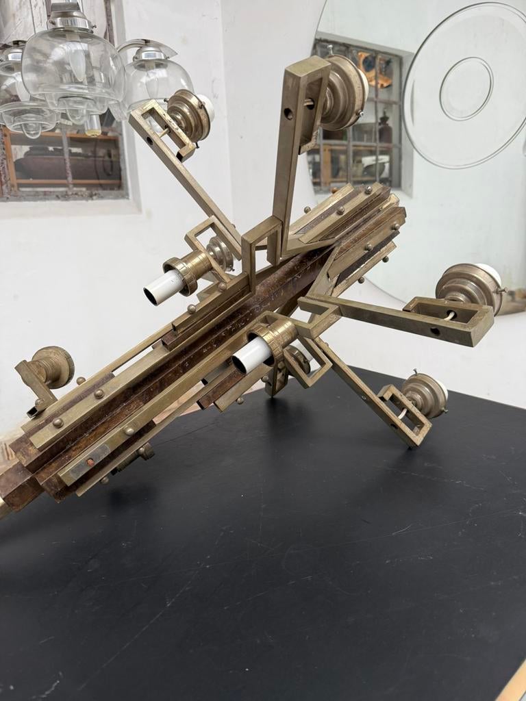 Amsterdamse School Art Deco Lamp design jaren 30 Nurigarage, Antiek en Kunst, Antiek | Lampen, Ophalen