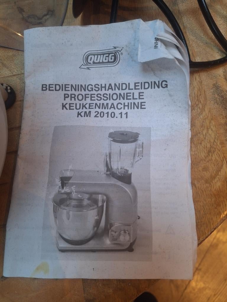 Quigg KM 2010.11 Keukenmachine, Ophalen of Verzenden, 1980 tot heden, Overige typen